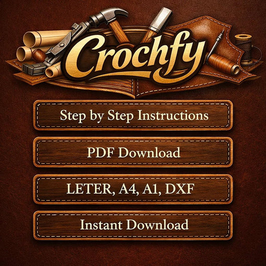 The Ultimate Leather Patterns Bundle - CrochfyThe Ultimate Leather Patterns Bundle