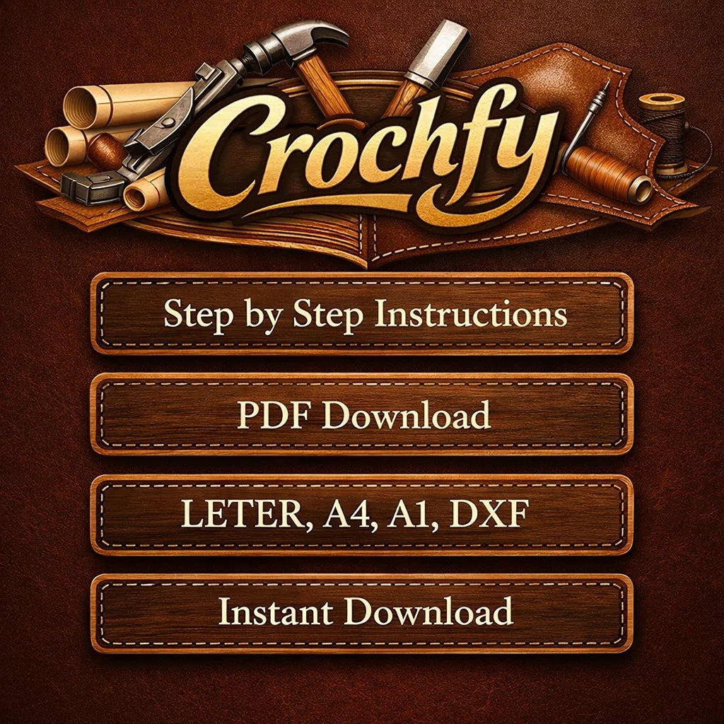 The Ultimate Leather Patterns Bundle - CrochfyThe Ultimate Leather Patterns Bundle