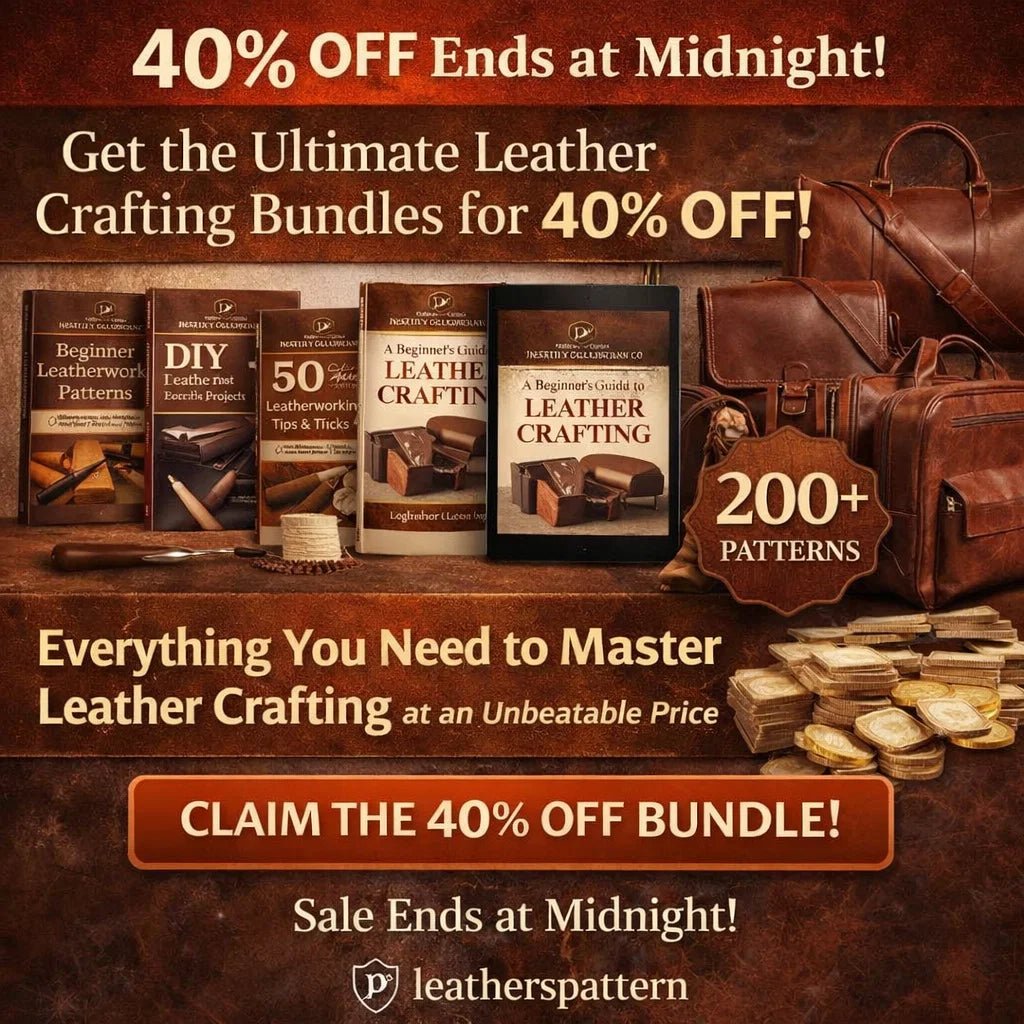 The Ultimate Leather Patterns Bundle - CrochfyThe Ultimate Leather Patterns Bundle