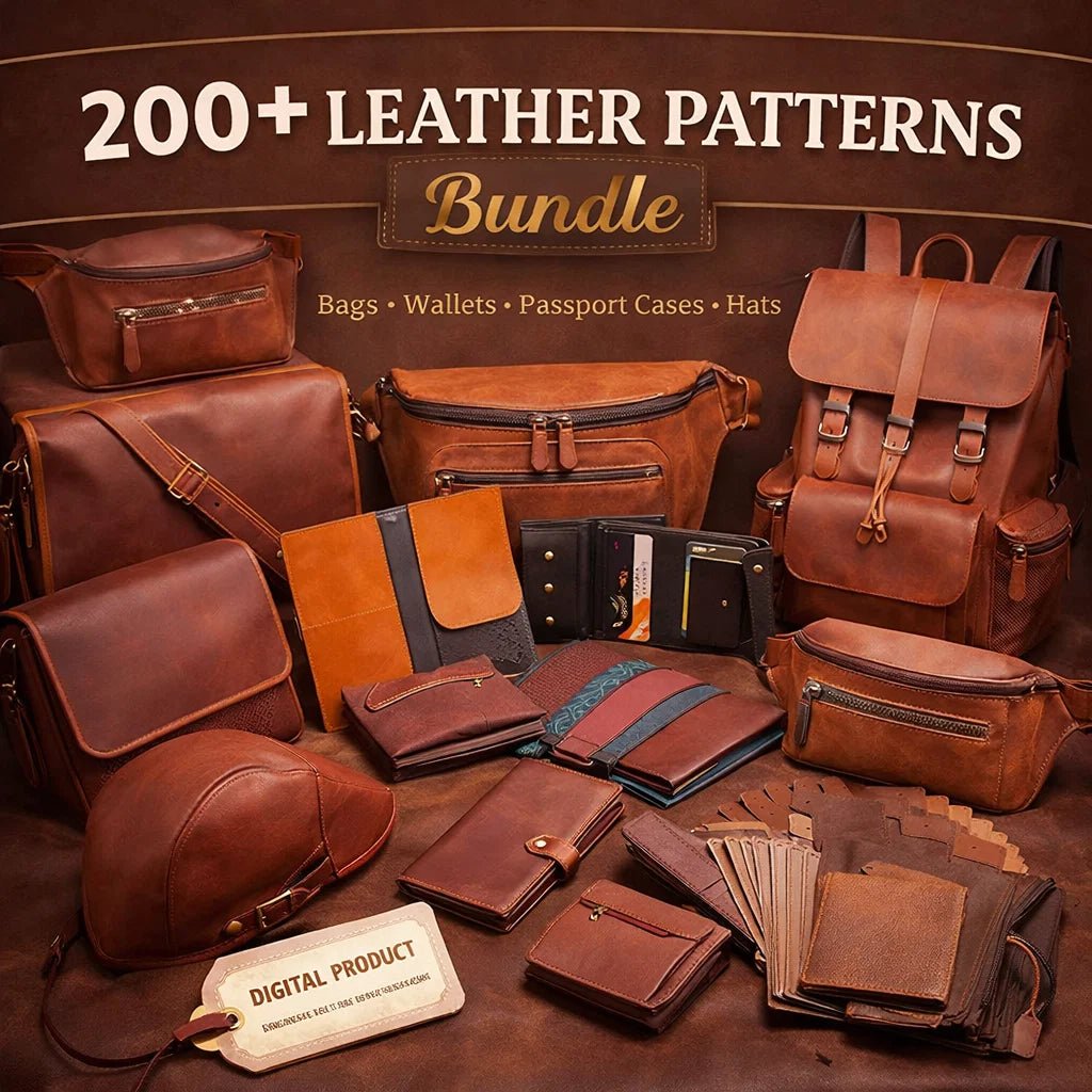 The Ultimate Leather Patterns Bundle - CrochfyThe Ultimate Leather Patterns Bundle